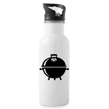 Kettle Grill Charbon Grill Master BBQ Crew - Gourde avec paille intégrée - blanc - Droite