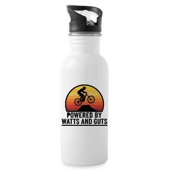 Sunset E-MTB Ebike Jump Power - Water bottle with straw - white - Right