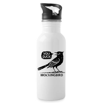 Mockingbird - Water bottle with straw - white - Right