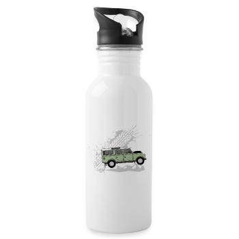 Series 110 Splash - Water bottle with straw - white - Right