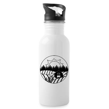 Farm agriculture - Water bottle with straw - white - Right