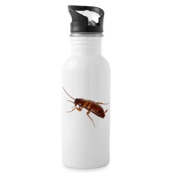 Cafard insecte cafard cafard - Gourde avec paille intégrée - blanc - Droite