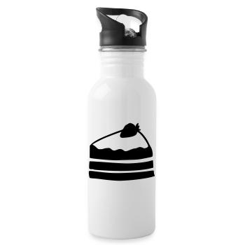 Piece of cake - Water bottle with straw - white - Right