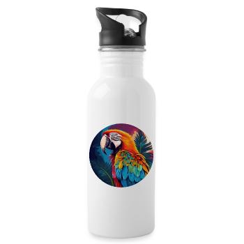 Parrot - Water bottle with straw - white - Right