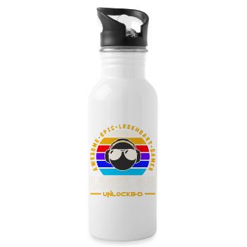 Level 45 - Water bottle with straw - white - Right
