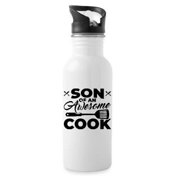 Son Koch - Water bottle with straw - white - Right