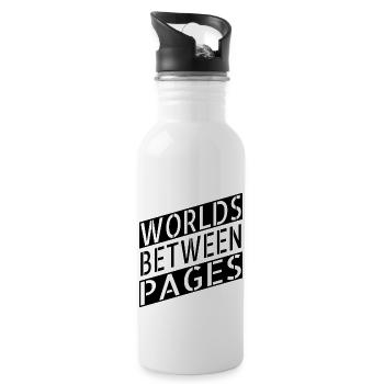 literature contemporary literature escape quotes - Trinkflasche mit integriertem Trinkhalm - Weiß - Rechts