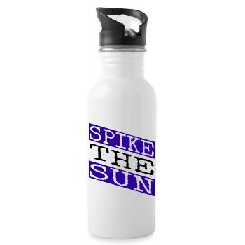 sunny days birthday present beach volleyball gear - Trinkflasche mit integriertem Trinkhalm - Weiß - Rechts