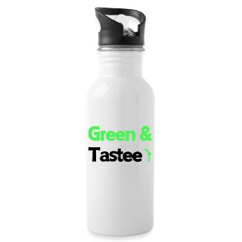 Green & Tastee Golferin - Trinkflasche mit integriertem Trinkhalm - Weiß - Rechts