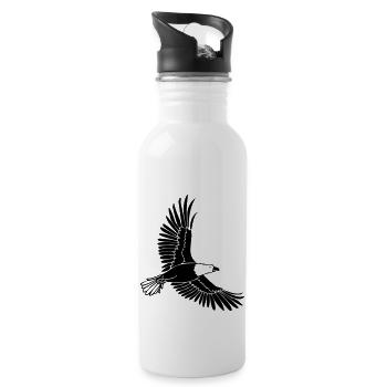 Aigle - Gourde avec paille intégrée - blanc - Droite