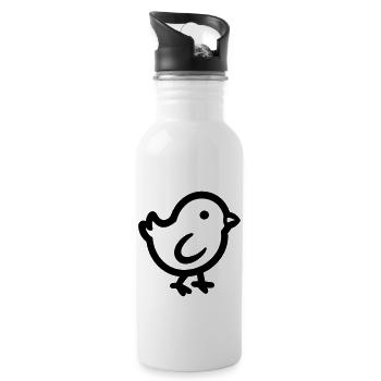 chick - Water bottle with straw - white - Right