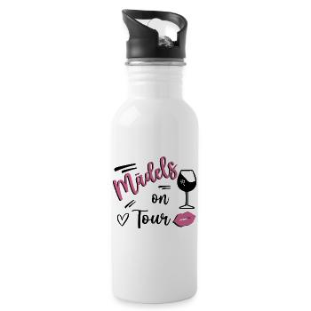Bachelorette Party Bachelorette Party Outfits - Water bottle with straw - white - Right