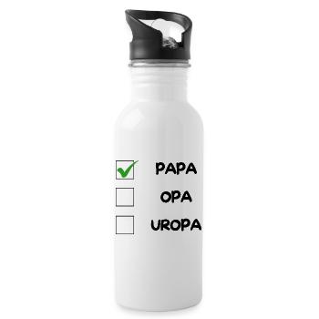 PAPA Checklist - Water bottle with straw - white - Right