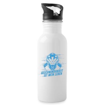 Vélo de route Vélo Vélo Sport Vélo VTT - Gourde avec paille intégrée - blanc - Droite