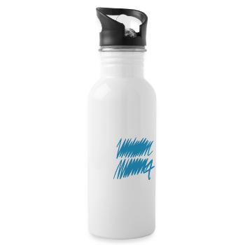 Ein Kluger Arzt Medizinstudent Praxis Ärzte Arzt - Trinkflasche mit integriertem Trinkhalm - Weiß - Rechts
