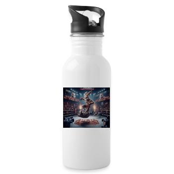 PLP Bunny Ring Duel - Water bottle with straw - white - Right