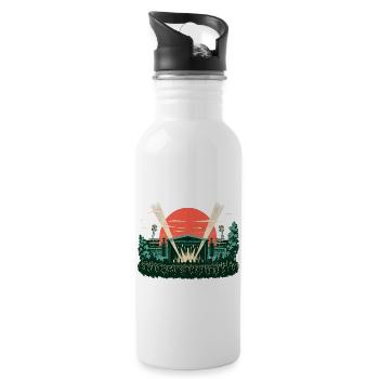 B3B3D576-F368-4D18-9862-6A81A461F9F7 - Water bottle with straw - white - Right