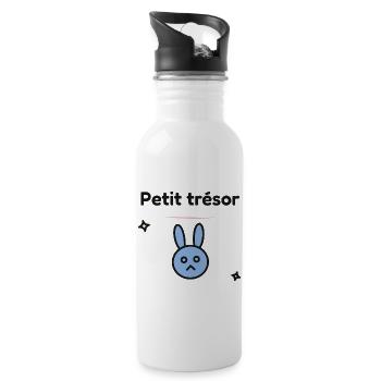BEBE.PARENT. PARENTS. MAMAN. PAPA. FUTURE MAMAN - Gourde avec paille intégrée - blanc - Droite