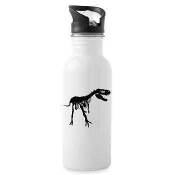 dino - Water bottle with straw - white - Right