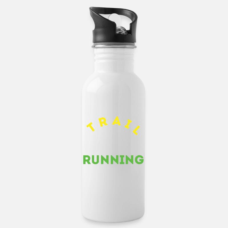 Trail Running - Gourde avec paille intégrée - blanc