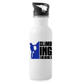 climbing crew - Water bottle with straw - white - Right