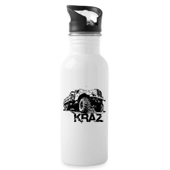 KrAZ-255 - Gourde avec paille intégrée - blanc - Droite