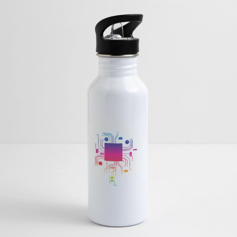 Perfect Gift Coding Tee For Programmer Tshirt Water bottle with straw