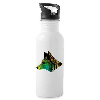 Fox - Water bottle with straw - white - Right