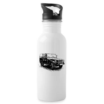 IFA P3 | RDA | NVA - Gourde avec paille intégrée - blanc - Droite