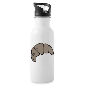 Croissant - Water bottle with straw - white - Right