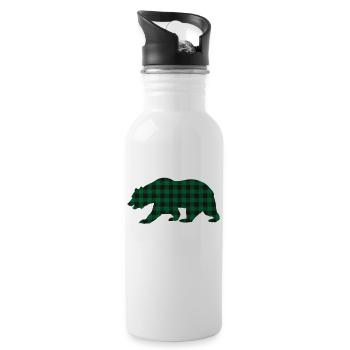 Papa Bear - Trinkflasche mit integriertem Trinkhalm - Weiß - Rechts