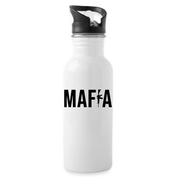 mafia - Trinkflasche mit integriertem Trinkhalm - Weiß - Rechts