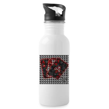 The Game - Image - 2023 - Water bottle with straw - white - Right