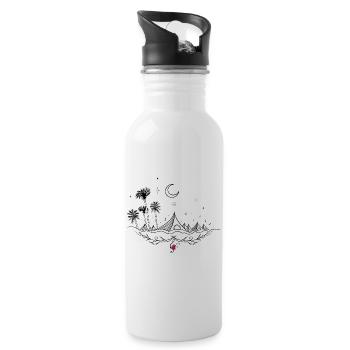 Music Festival Music Festival - Water bottle with straw - white - Right