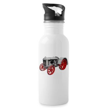 Traktor Model F - Trinkflasche mit integriertem Trinkhalm - Weiß - Rechts