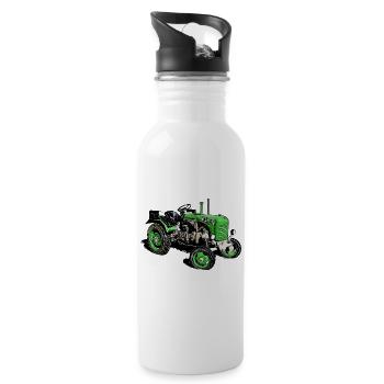 Tractor Type 80 - Water bottle with straw - white - Right