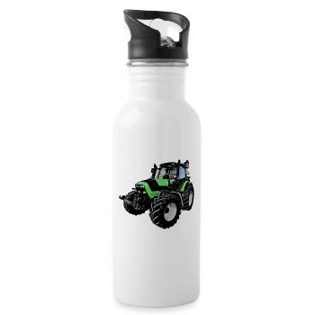 Agrotron M600 - Trinkflasche mit integriertem Trinkhalm - Weiß - Rechts