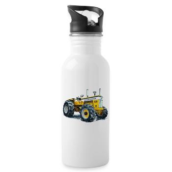 Minneapolis Tractor G1000 - Water bottle with straw - white - Right