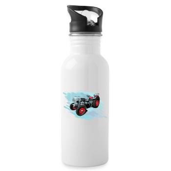 The Tiger EM 235 - Water bottle with straw - white - Right