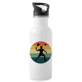 Racquetball Homme Pickleball Pickleball Femme Pickleball Pickleball - Gourde avec paille intégrée - blanc - Droite