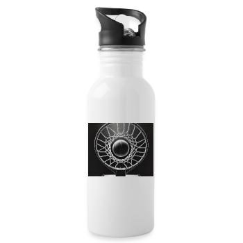 "Basketball Mouse Pad - Action and Precision" - Water bottle with straw - white - Right