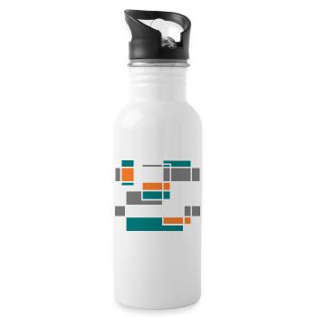 Graphic No.1 - Water bottle with straw - white - Right