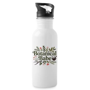 Herbalist Botanical Babe Professional Clinical - Water bottle with straw - white - Right