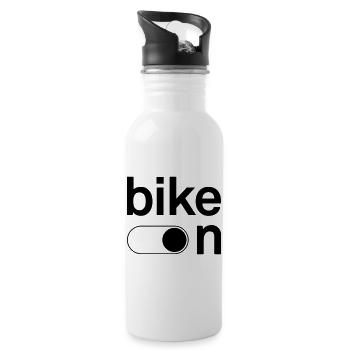 Bike-on - Water bottle with straw - white - Right