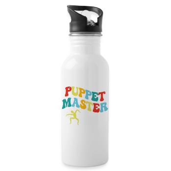 Puppet Master : Silhouette colorée de balançoire - Gourde avec paille intégrée - blanc - Droite