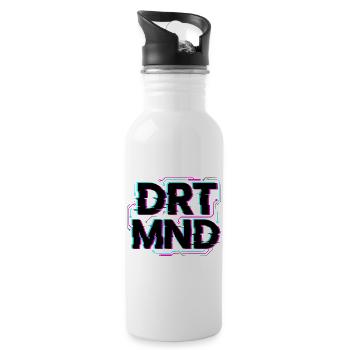 Dortmund DRTMND T-shirt à glitch, sweat à capuche, sac - Gourde avec paille intégrée - blanc - Droite