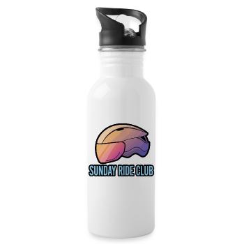 Sunday Ride Club Gradient Helmet - Water bottle with straw - white - Right
