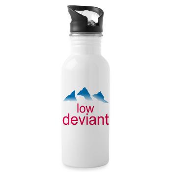 Low Deviant - Water bottle with straw - white - Right