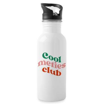 Cool Meties Club - Gourde avec paille intégrée - blanc - Droite