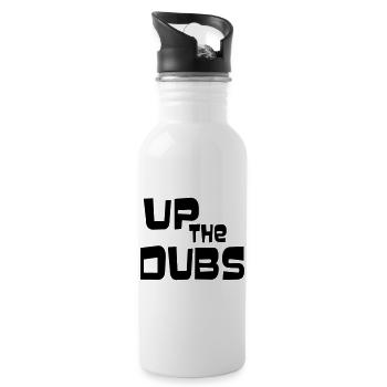 UP THE DUBS - Water bottle with straw - white - Right